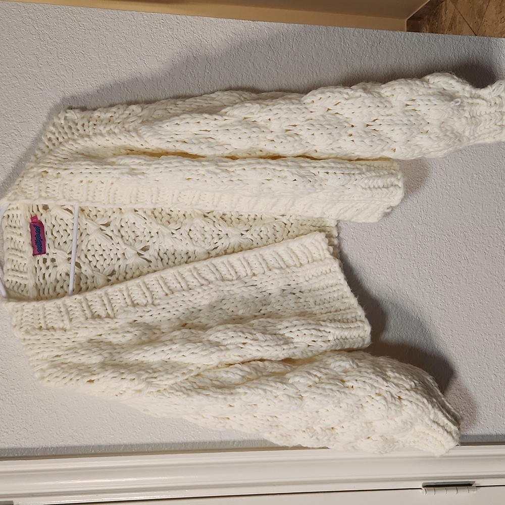 Edikted Cream Knit Cardigan - Picture 2 of 4